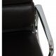 Charles Eames Ea-217 softpad kontorstol i brun læder 2015