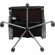 Charles Eames Ea-217 softpad kontorstol i brun læder 2015