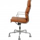 Charles Eames Ea-219 softpad kontorstol nybetrukket med cognac bizon læder