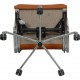 Charles Eames Ea-219 softpad kontorstol nybetrukket med cognac bizon læder