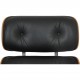 Charles Eames Lounge chair with ottoman in black leather