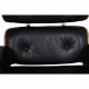 Charles Eames Lounge chair med ottoman i sort læder