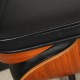 Charles Eames Lounge chair med ottoman i sort læder
