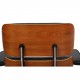 Charles Eames Lounge chair med ottoman i sort læder