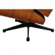Charles Eames Lounge chair med ottoman i sort læder
