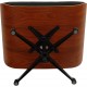 Charles Eames Lounge chair med ottoman i sort læder