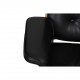 Charles Eames Lounge chair med ottoman i sort læder