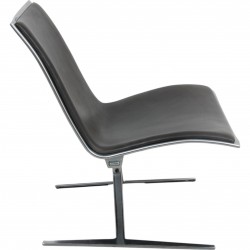 Fabricius & Kastholm Skater stol i sort anilin læder