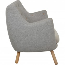 Finn Juhl Poet sofa i gråt Hallingdal stof