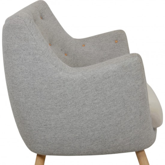 Finn Juhl Poet sofa i gråt Hallingdal stof