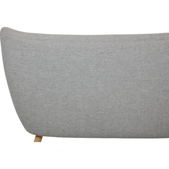 Finn Juhl Poet sofa i gråt Hallingdal stof
