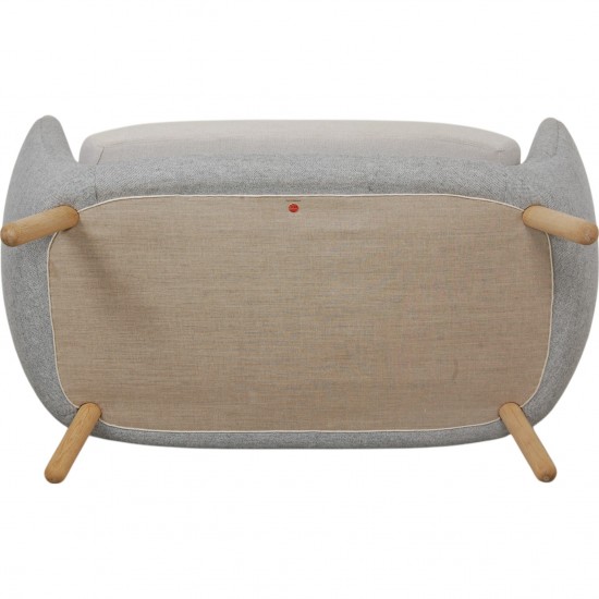 Finn Juhl Poet sofa i gråt Hallingdal stof