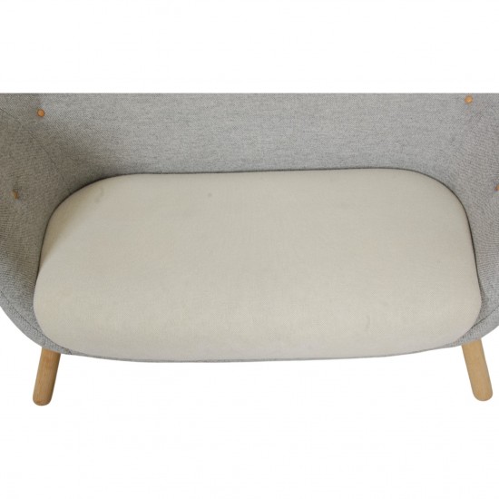 Finn Juhl Poet sofa i gråt Hallingdal stof