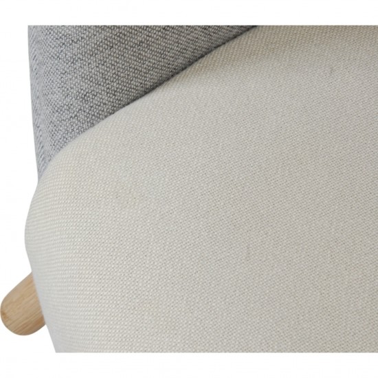 Finn Juhl Poet sofa i gråt Hallingdal stof