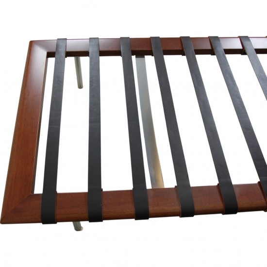 Ludwig Mies van der Rohe Barcelona daybed i brun læder