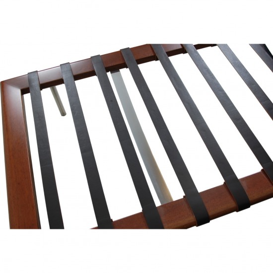 Ludwig Mies van der Rohe Barcelona daybed i brun læder