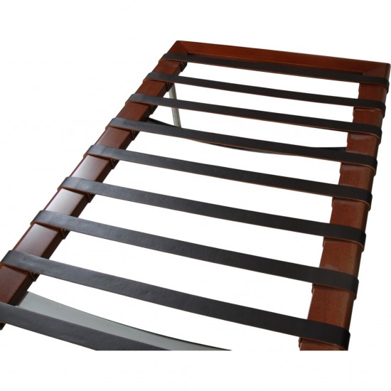Ludwig Mies van der Rohe Barcelona daybed i brun læder