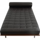 Ludwig Mies van der Rohe Barcelona daybed i brun læder
