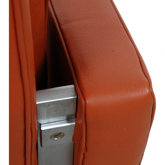 Poul Kjærholm PK-31/1 lænestol i terracotta læder