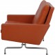 Poul Kjærholm PK-31/1 lænestol i terracotta læder