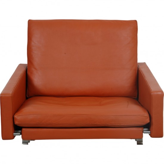 Poul Kjærholm PK-31/1 lænestol i terracotta læder