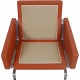 Poul Kjærholm PK-31/1 lænestol i terracotta læder