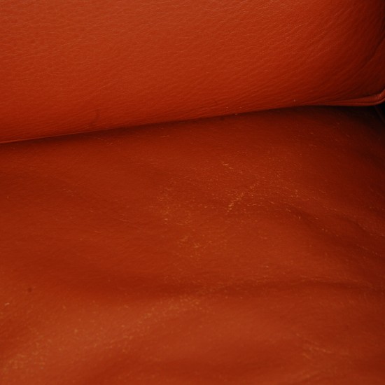 Poul Kjærholm PK-31/1 lænestol i terracotta læder