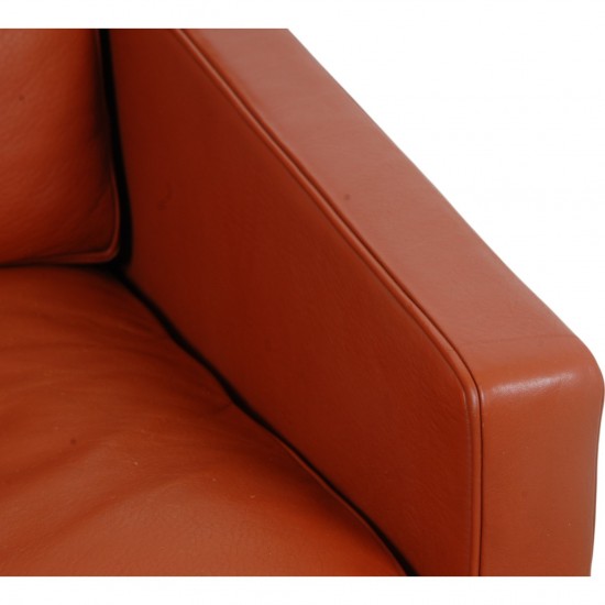 Poul Kjærholm PK-31/1 lænestol i terracotta læder