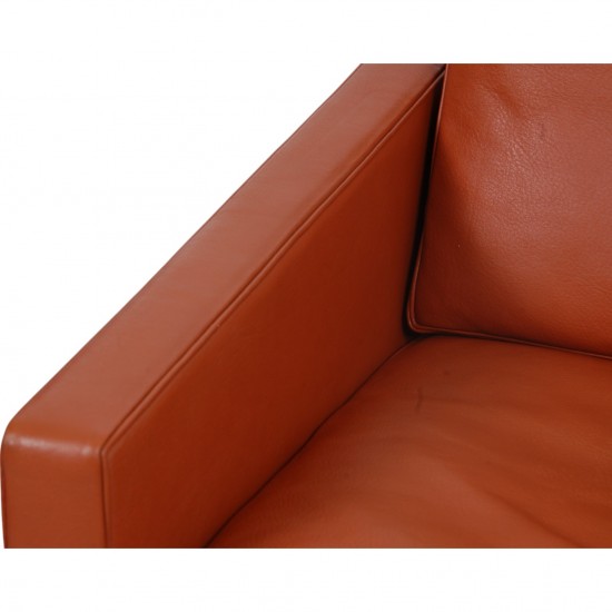 Poul Kjærholm PK-31/1 lænestol i terracotta læder