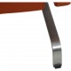 Poul Kjærholm PK-31/1 loungestol i terracotta læder