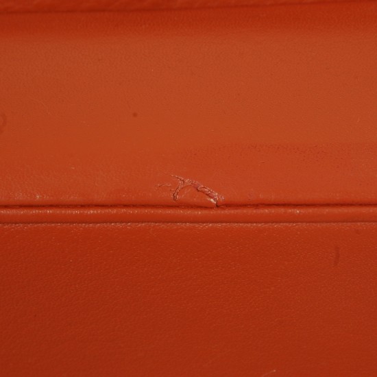 Poul Kjærholm PK-31/1 loungestol i terracotta læder