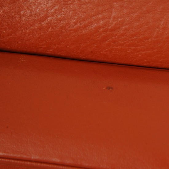 Poul Kjærholm PK-31/1 loungestol i terracotta læder
