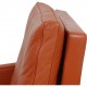 Poul Kjærholm PK-31/1 loungestol i terracotta læder