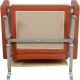 Poul Kjærholm PK-31/1 loungestol i terracotta læder