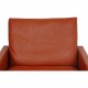Poul Kjærholm PK-31/1 loungestol i terracotta læder