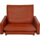 Poul Kjærholm PK-31/1 loungestol i terracotta læder