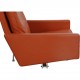 Poul Kjærholm PK-31/1 loungestol i terracotta læder