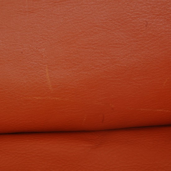 Poul Kjærholm PK-31/1 loungestol i terracotta læder