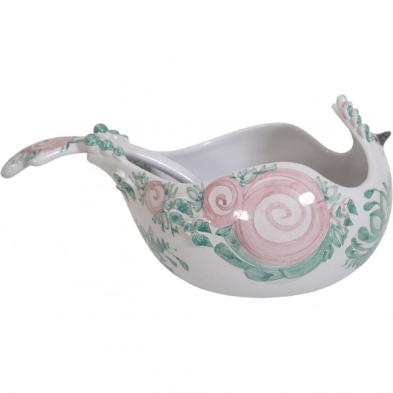 Bjørn Wiinblad punchbowle med tilhørende punchske af lertøj. 