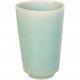 Saxbo vase markeret i bund nr. 114 grøn glasur, Ø: 9 cm H: 14 cm.
