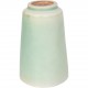 Saxbo vase markeret i bund nr. 114 grøn glasur, Ø: 9 cm H: 14 cm.