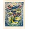 Jørgen Nash (1920-2004). Litografi, 'Thor'.