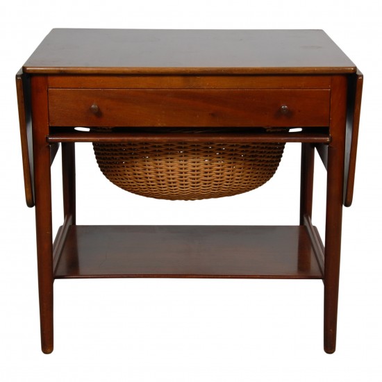 Hans Wegner Sewing table of nutwood