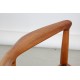 Hans Wegner the chair, Mahogany and black leather