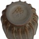 Arne Bang. Riflet vase af stentøj nr. 37 .
