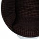 Eero Aariona Ball chair med brunt stof 