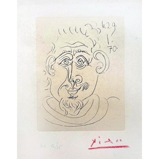 Pablo Picasso (1881 - 1973) Signeret litografi HC 16/25.