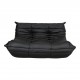 Michel Ducaroy Togo nypolstret 2 personers sofa i sort classic læder
