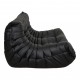 Michel Ducaroy Togo 2.pers sofa reupholstered in black leather