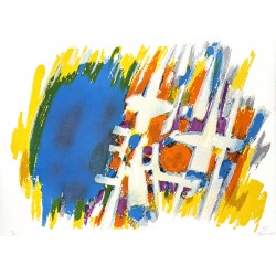 Alfred Manessier Lithography 56x76 cm. Le Message de l'ange (1978) Alfred Manessier Lithography 56x76 cm. Le Message de l'ange (1978)